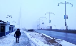Foggy walk
