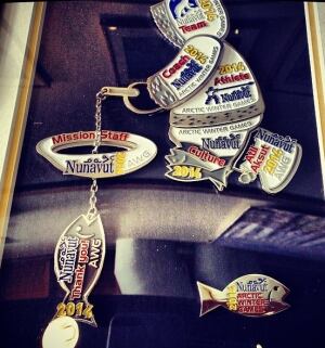 Nunavut 2014 Arctic Winter Games pins set