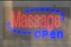 Massage parlour sign