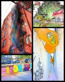 Art at the Midtown Experiment on East Broadway