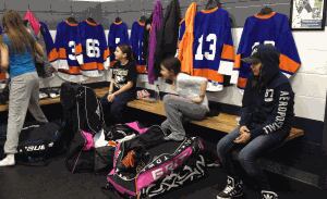 cross lake girls hockey team