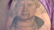 Sheri Leighton tattoo of Eric Leighton
