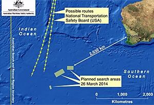 Malaysia Airlines-map
