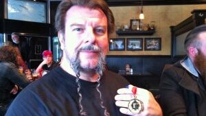 Fu Manchu beard champion Mark Wrzesniewski