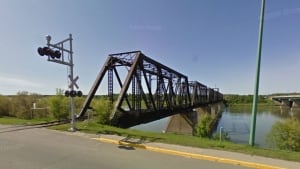 Prince Albert train bridge