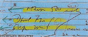 Illegible prescription