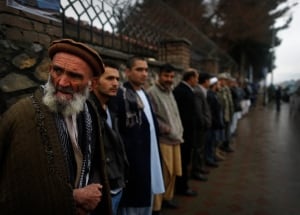 AFGHANISTAN-ELECTION-LONG-LINGS