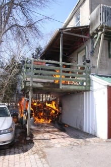 Bradley Avenue fire