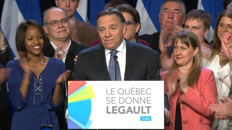 CAQ Leader François Legault re-elected in L'Assomption | CBC News