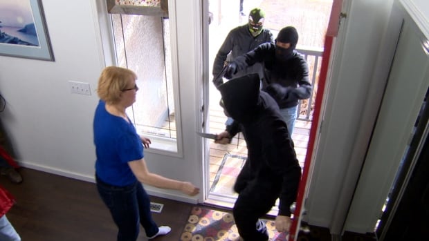 Crime Stoppers Re-enacts Violent Home Invasion Robbery - Calgary - CBC News