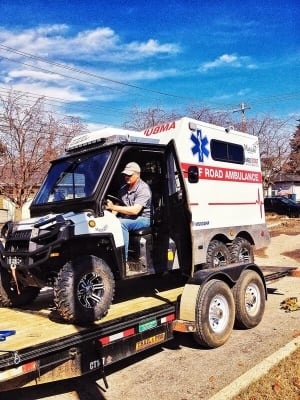 Off-road ambulance