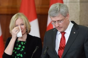 Laureen and Stephen Harper 20140410