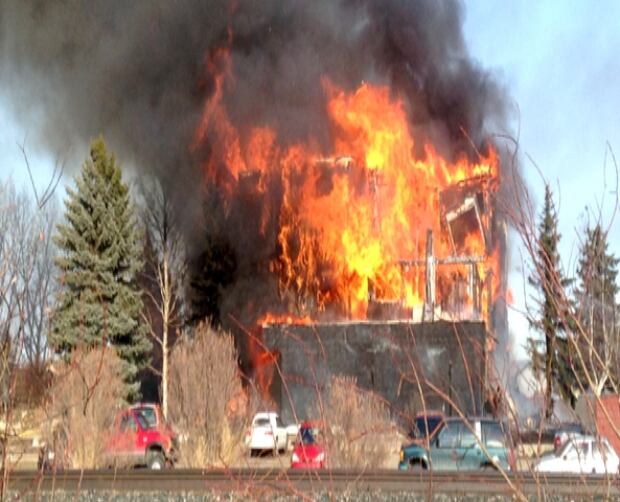 Penhold fire