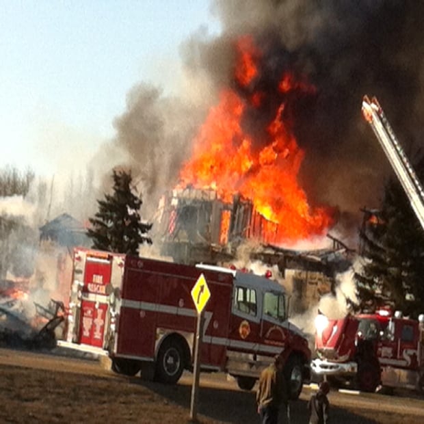 Penhold fire