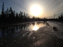Flooding at Jumbo Creek, April 2014