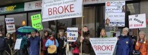 Kinder Morgan protest