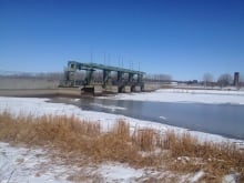 Portage Diversion, April 13, 2014