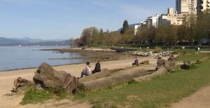 English Bay beach