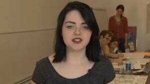 Sorcha Beirne, president of the Fredericton Youth Feminists