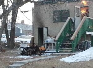 Burned furniture