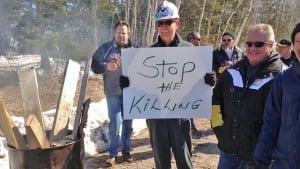 mock picket line