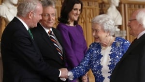 queen mcguinness handshake
