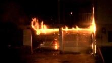 Abbotsford carport fire