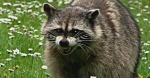 Angry raccoon - Toronto