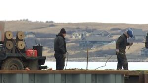 A new dock for Regina Beach