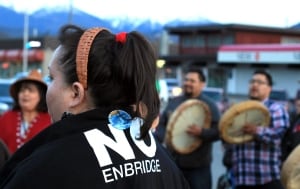 Enbridge Northern Gateway - Haisla Kitimat protest