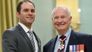 Daniel Morrison and Governor General David Johnston