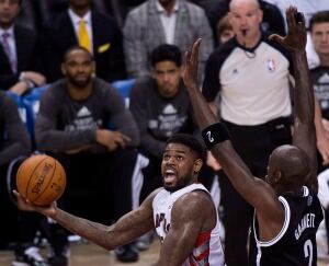 BKN Nets Raptors Basketball 20140422