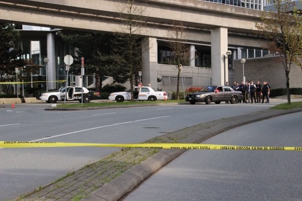 Gateway SkyTrain Station - Transit Police - shots fired - April 27, 2014