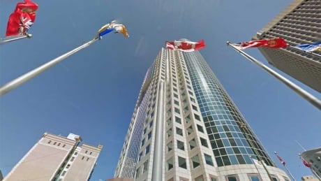 The sale of 201 Portage Ave., announced Monday, includes the 33-storey office tower as well as an empty lot at 416 Main St. and the adjoining parkade. 201 Portage Avenue