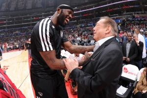 Donald Sterling and Reggie Evans
