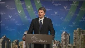 Gregor Robertson - Olympic Village at False Creek