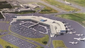 Artist's rendition of expansion planned for St. John's International Airport