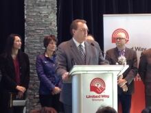 Manitoba Housing Minister Peter Bjornson at the unveiling of the homelessness strategy