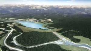McLean Creek dry dam (artist rendering)