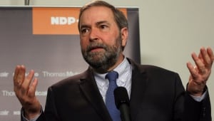NDP Leader Tom Mulcair