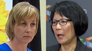 Karen Stintz and Olivia Chow