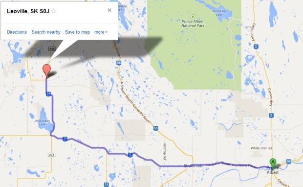 Leoville location