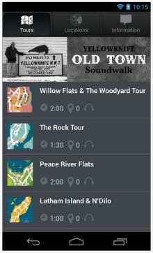 Yellowknife Old Town Soundwalk app