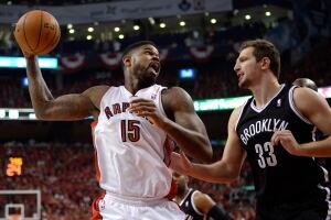 Amir Johnson in playoff Game 7