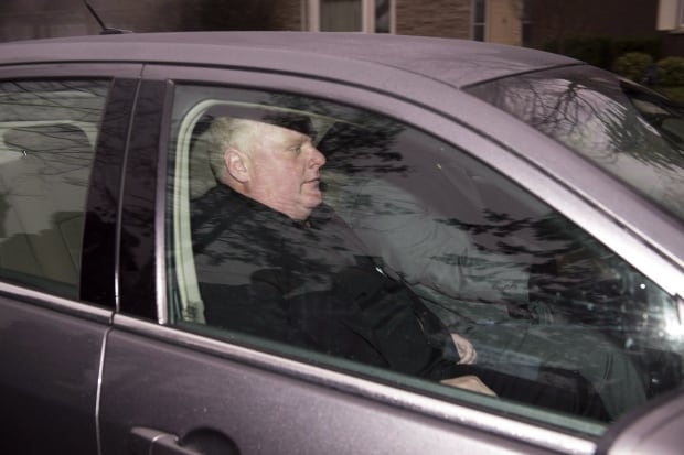 Rob Ford leaves home on Thursday, May 1, 2014