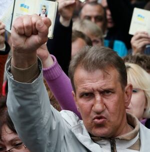 Ukraine referendum vote
