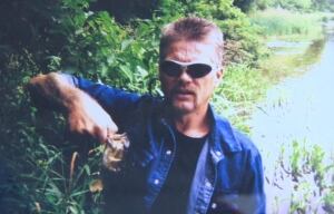 Joey Whalen in a framed photograph