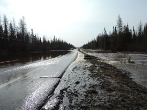 Highway 101 washout