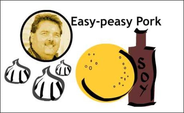 Cec's easy-peasy pork