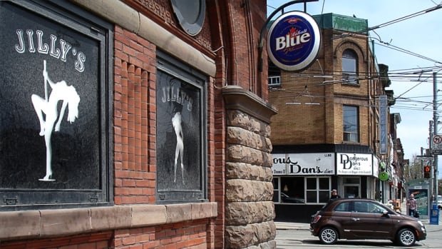 Jilly's, the notorious strip club at the Broadview Hotel